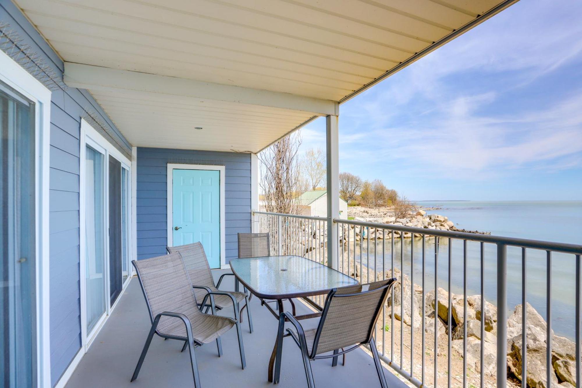 Cozy Lakefront Middle Bass Retreat With Balcony Put-in-Bay Dış mekan fotoğraf